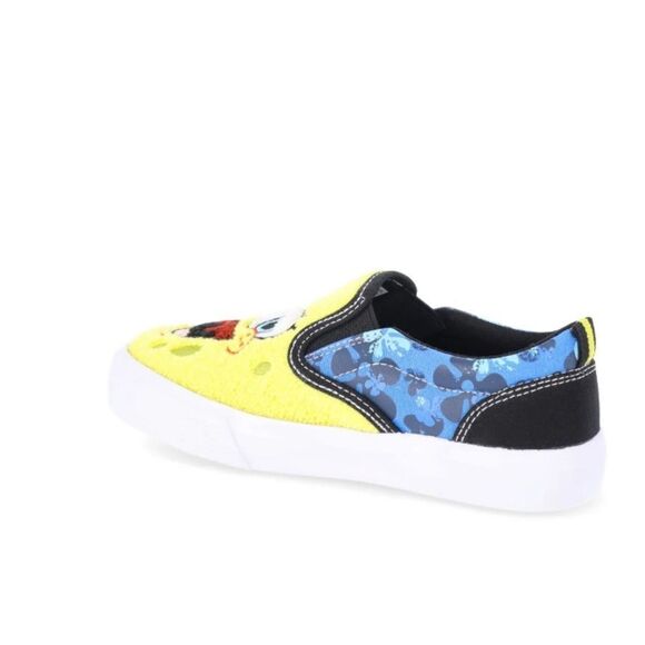 Little Kid SpongeBob SquarePants Fleece Slip-On Sneakers Shoes Size 13 - Picture 8 of 10